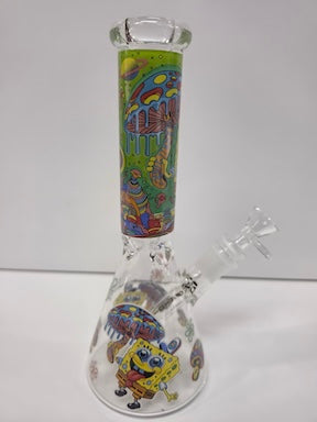 10" GLASS BEAKER BONG ( S BOB)