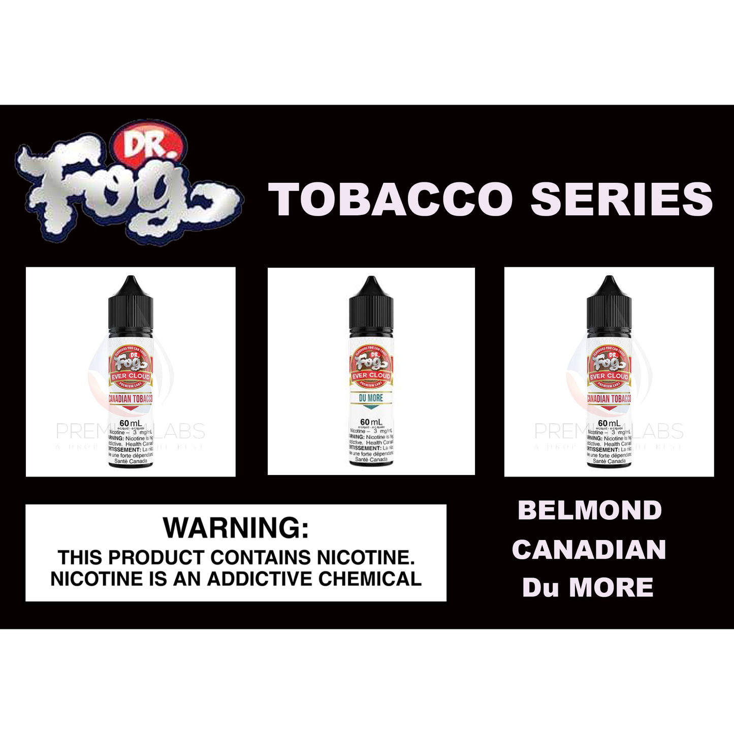 DR.FOG TOBACCO SERIES 60ML - Underground Vapes Inc - Cambridge