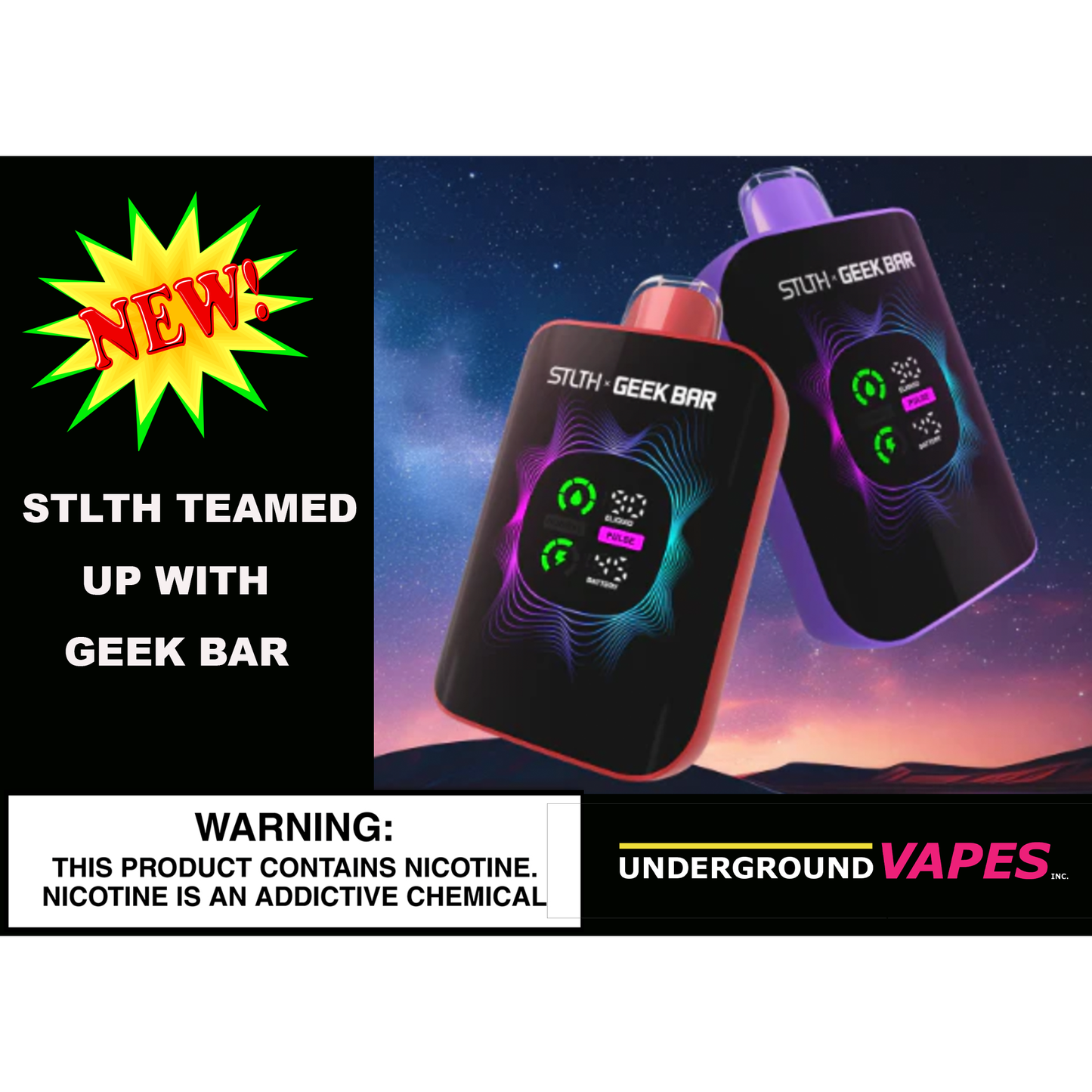 STLTH X GEEK BAR DISPOSABLES 80K