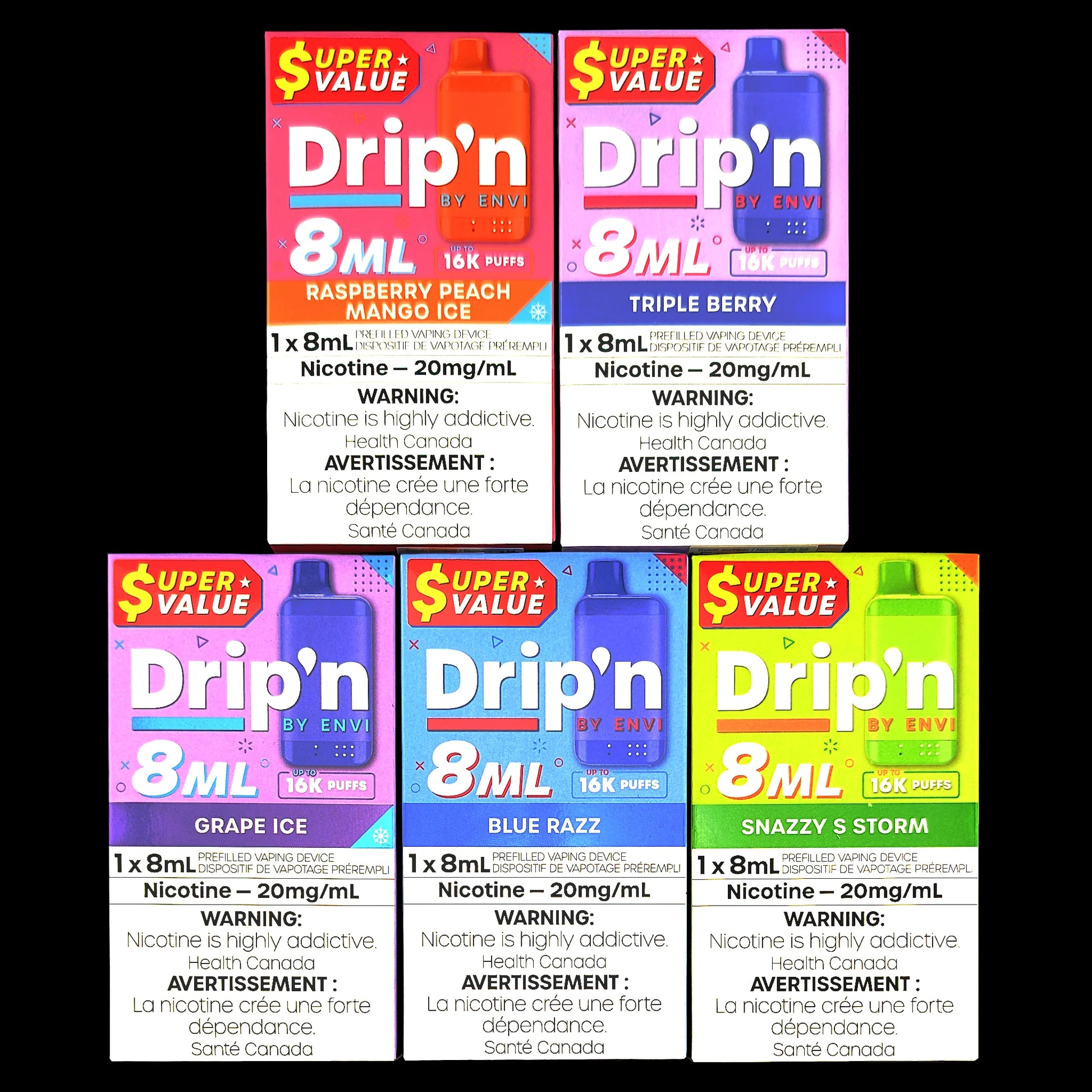 Drip'n by Envi 8ML Disposables - Underground Vapes Inc - Cambridge