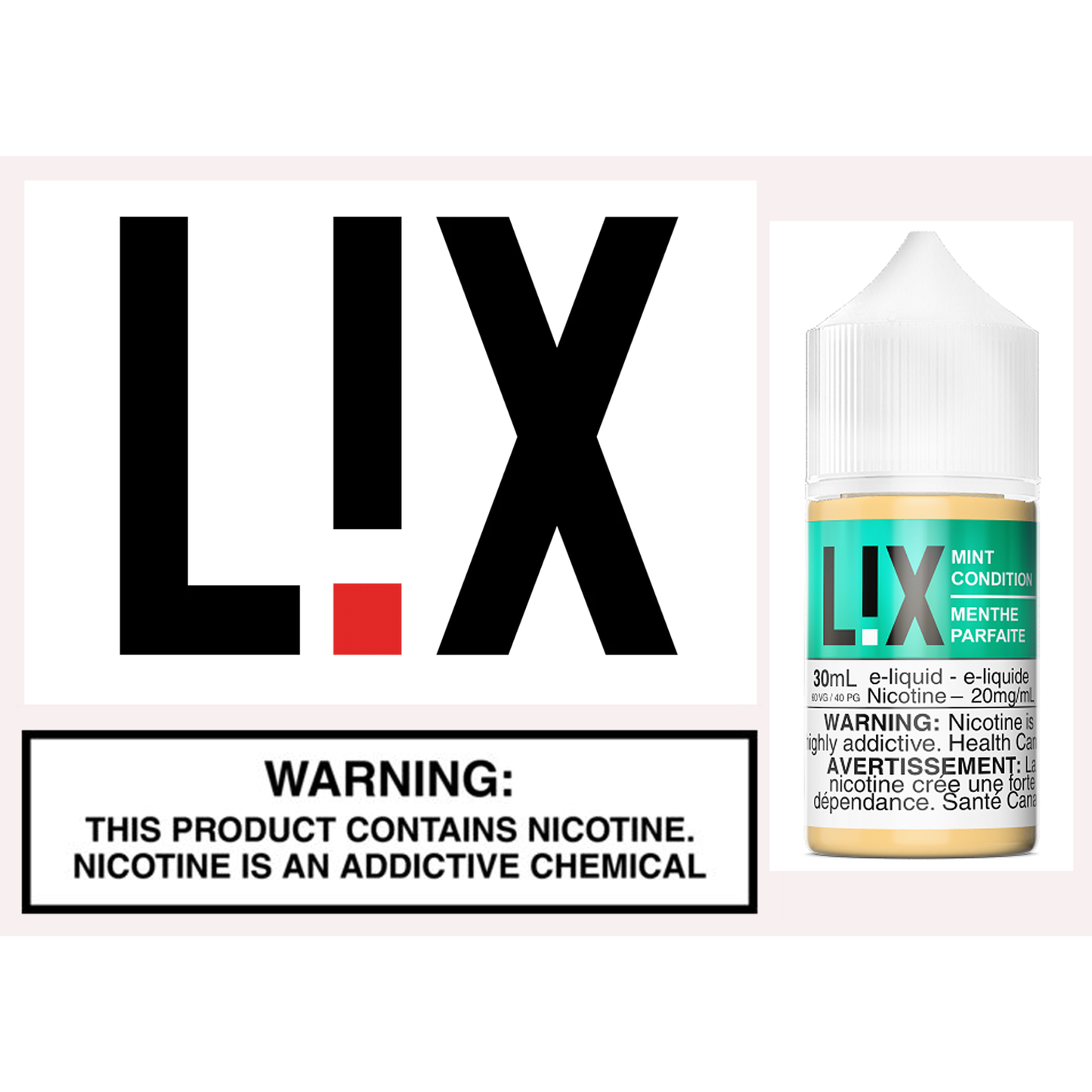 LIX MINT CONDITION SALTS 30ML