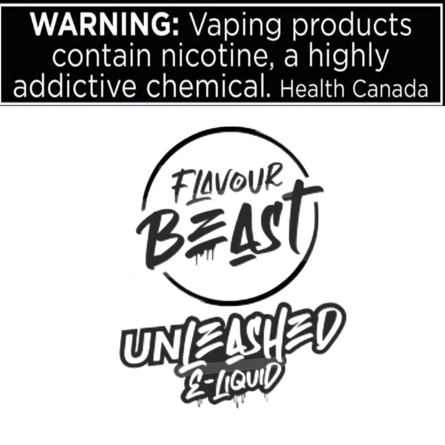 FLAVOUR BEAST UNLEASHED SALTS 30 ML - Underground Vapes Inc - Cambridge