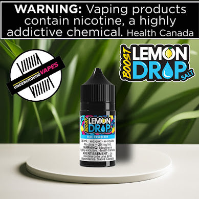 LEMON DROP BOOST SALT 30 ML - Underground Vapes Inc - Cambridge