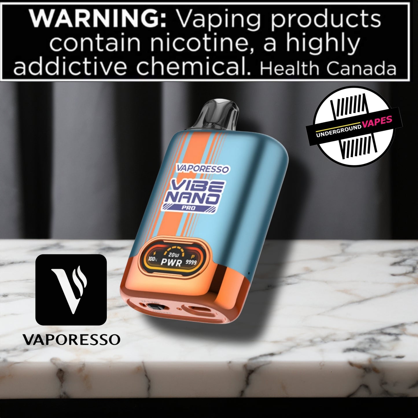 VAPORESSO VIBE NANO POD KIT (CRC) - Underground Vapes Inc - Cambridge