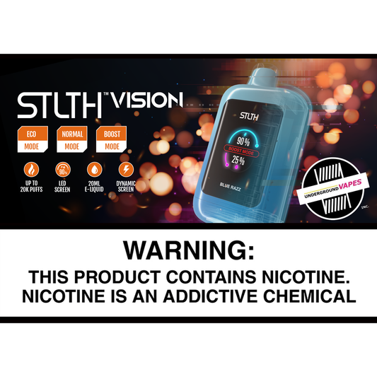 STLTH VISION DISPOSABLE 20K - Underground Vapes Inc - Cambridge