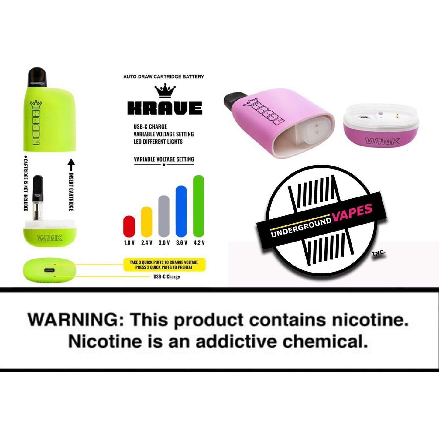 Krave WINK 510 Battery