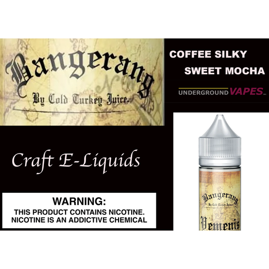 COLD TURKEY CRAFT E-LIQUIDS 30ML SALTS - Underground Vapes Inc - Cambridge