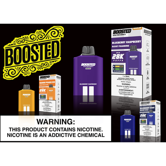BOOSTED ULTRA SERIES PLUS ( BATTERY INCLUDED) - Underground Vapes Inc - Cambridge