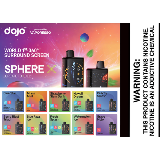 VAPORESSO DOJO SPHERE X DISPOSABALES - Underground Vapes Inc - Cambridge