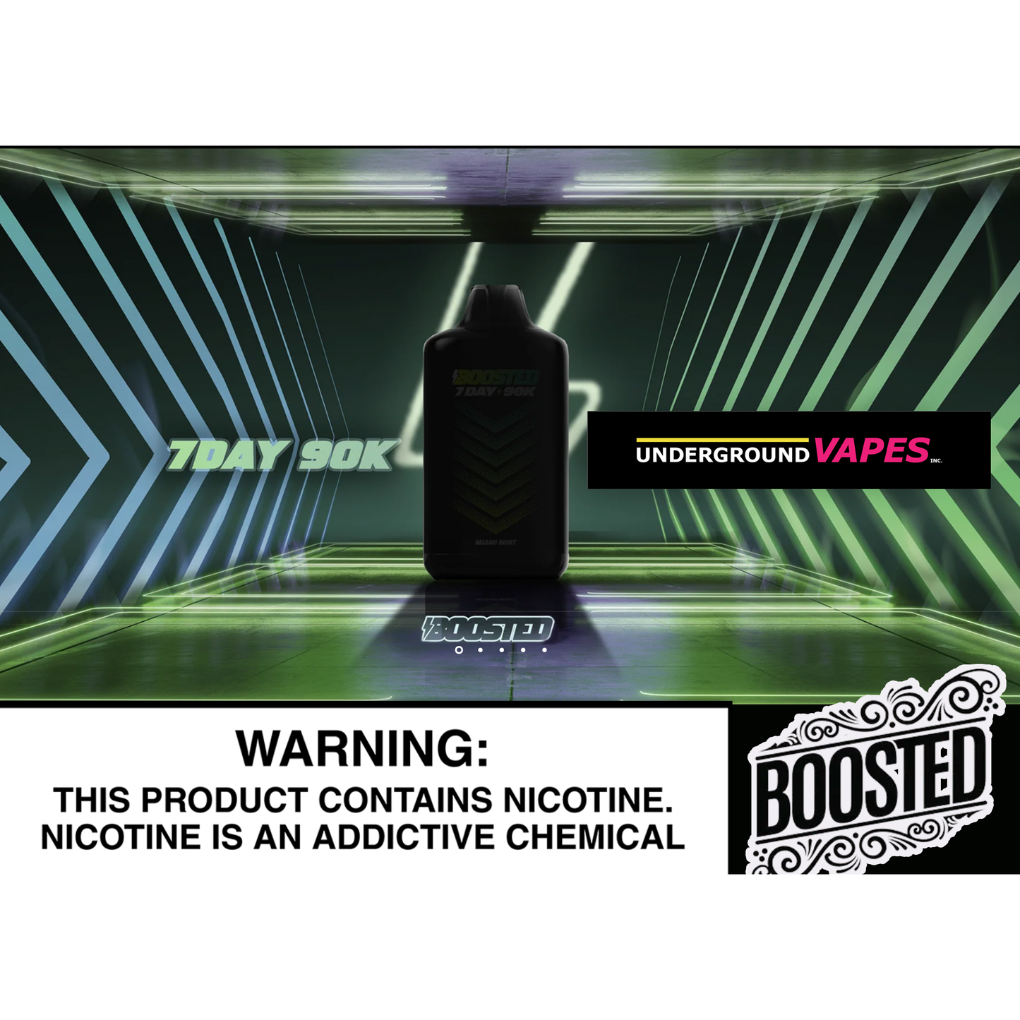 BOOSTED 9OK DISPOSABLES ( PROMO PRICE)