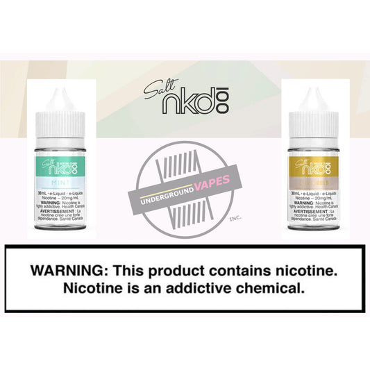 NAKED 100 SALTS 30ML (SEE FLAVOR MENU) - Underground Vapes Inc - Cambridge