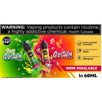 FLAVOUR BEAST GUSHIN SALTS 60ML - Underground Vapes Inc - Cambridge