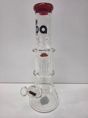 13.5 " 8mm Glass Beaker Bong with center perculator