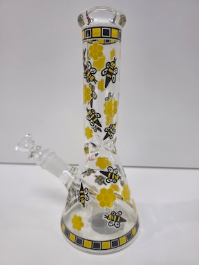 9.5 " OG GLASS BUMBLE BEE GLASS BONG