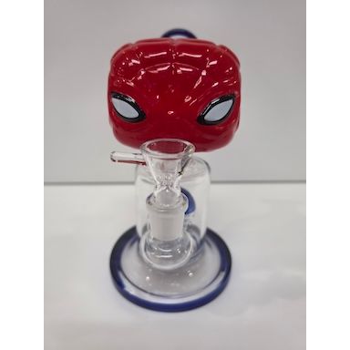 9" 8mm Glass bong with perc