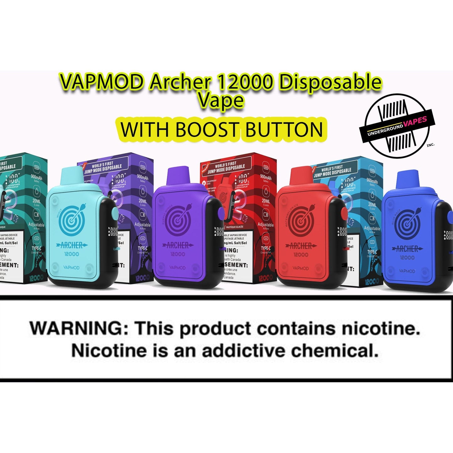 VAPMOD Archer 12000 Disposable Vape