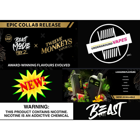 Flavour Beast Beast Mode Max 2 Disposable (TWELVE MONKEYS COLAB)