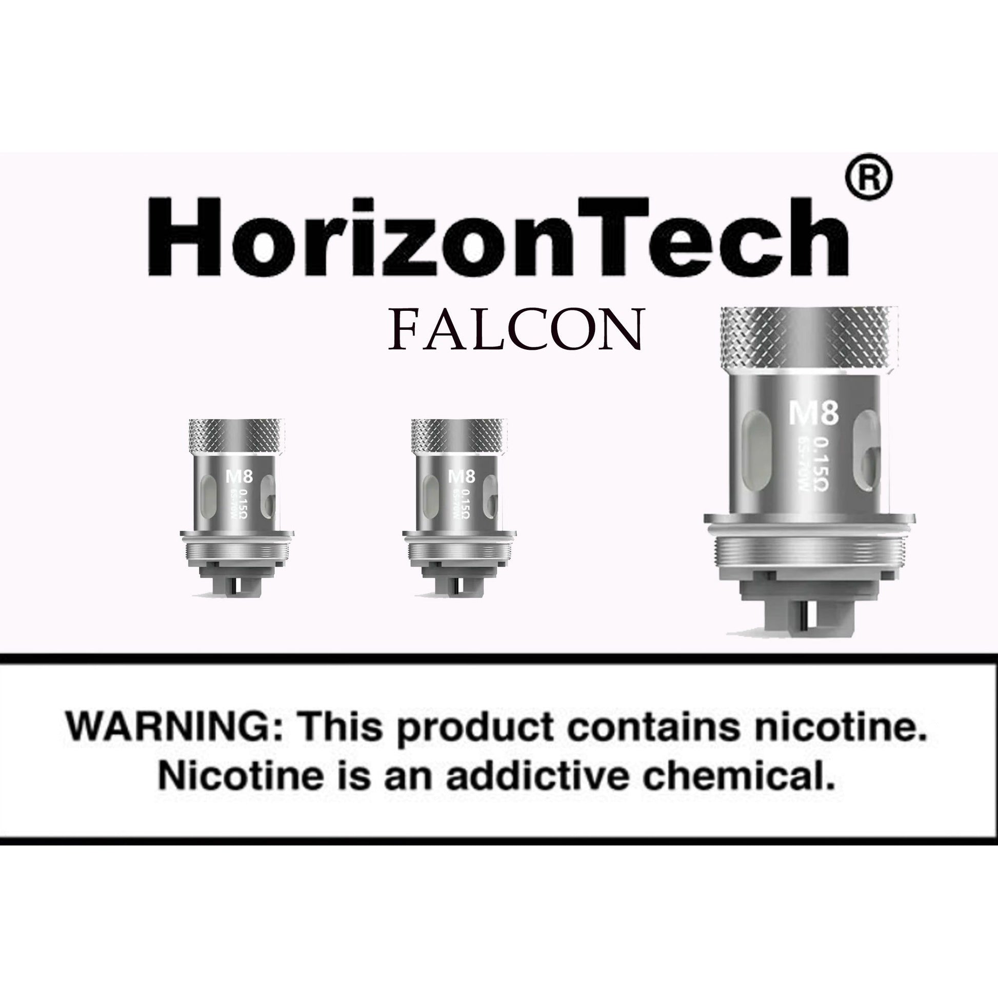 Horizon Tech Falcon M8 coil 3/PK - Underground Vapes Inc - Cambridge