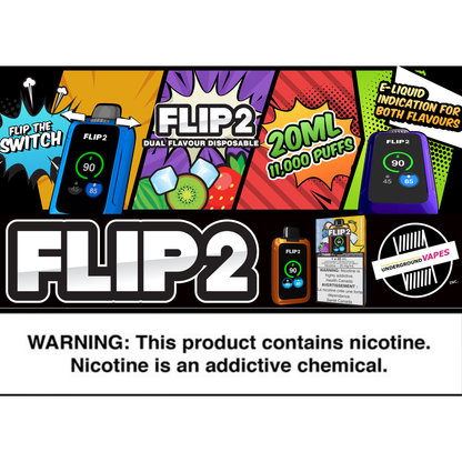 FLIP 2 (2 FLAVOURS IN ONE SWITCHABLE ) DISPOSABLES