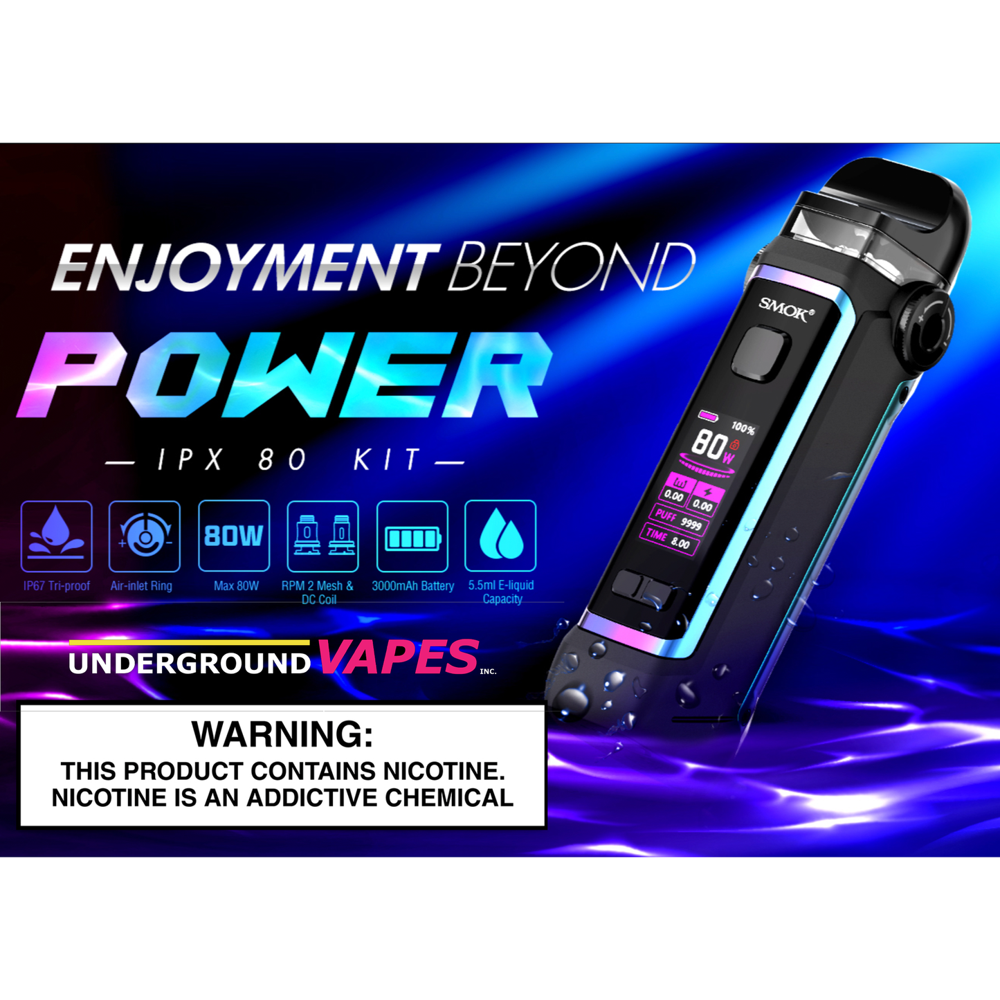 Smok IPX 80 80W Open Pod Kit [CRC Version]