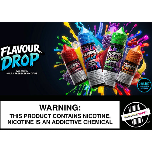 FLAVOUR DROP SALTS (30ML) - Underground Vapes Inc - Cambridge