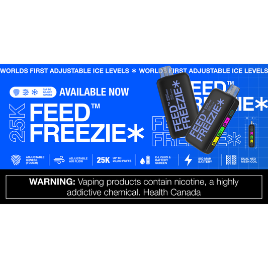 FEED FREEZIE 25K DISPOSABLES (ADJUSTABLE ICE LEVELS)