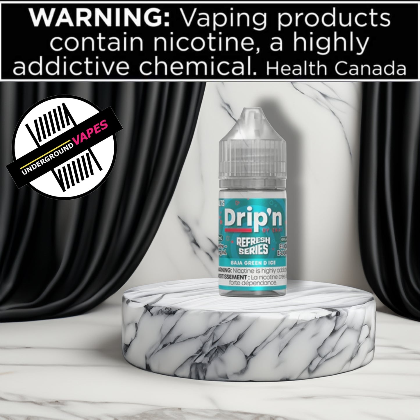 DRIP'N SALTS 30ML /20MG - Underground Vapes Inc - Cambridge