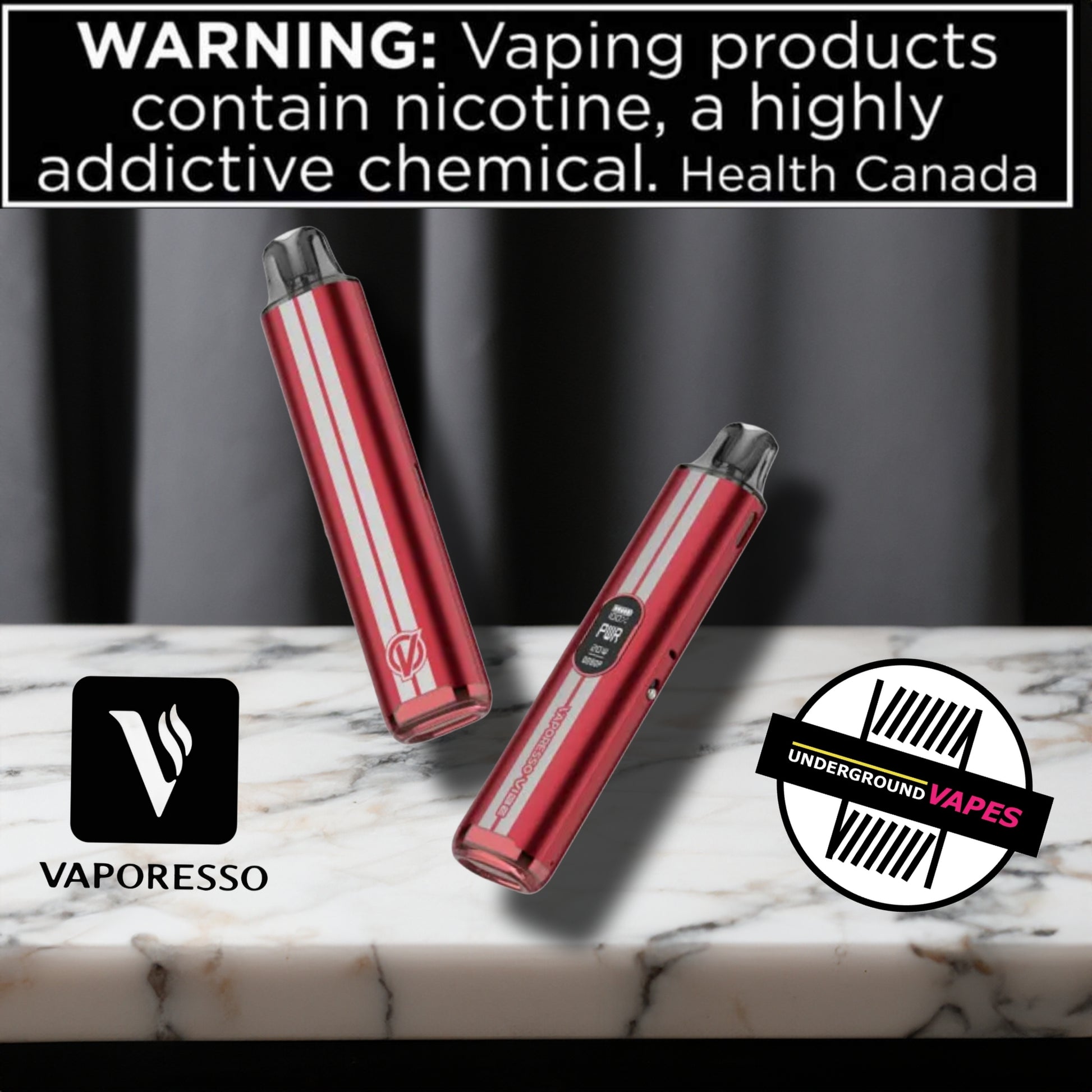 VAPORESSO VIBE SE POD KIT (CRC) Underground Vapes Inc - Cambridge VAPORESSO VIBE SE POD KIT (CRC) Underground Vapes Inc - Cambridge