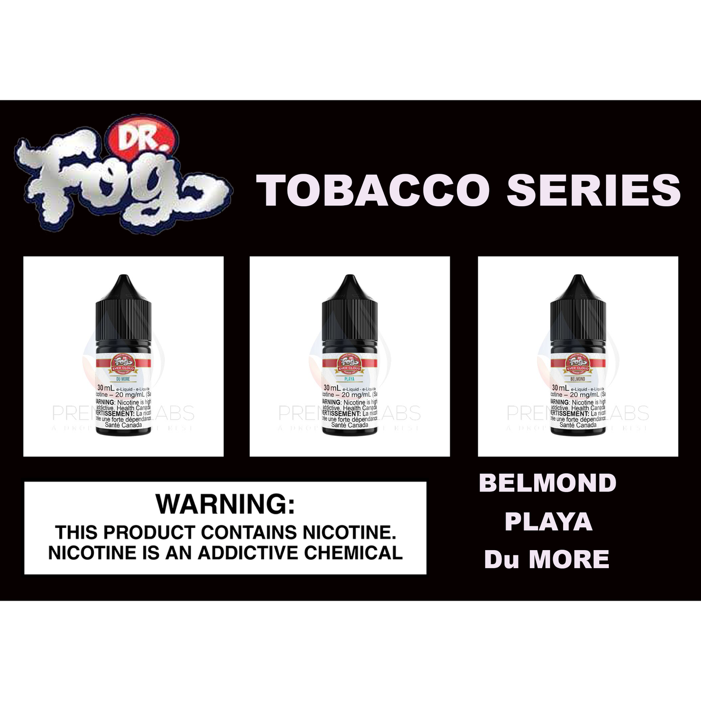 DR.FOG TOBACCO SERIES 30ML SALTS