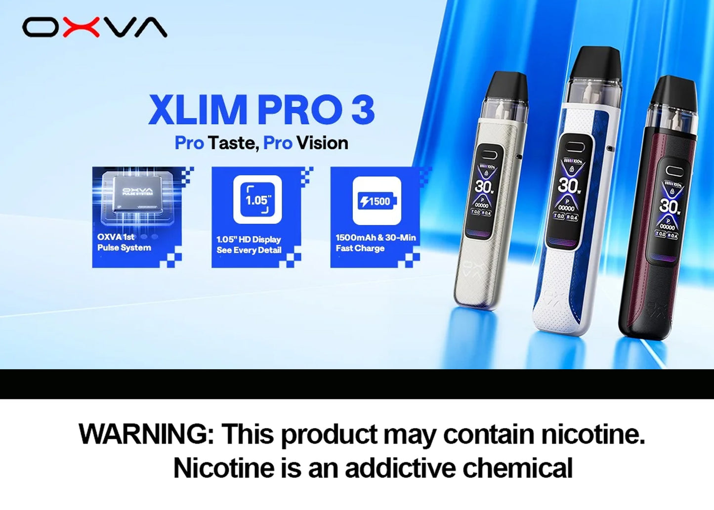 OXVA XLIM PRO 3 POD KIT - Underground Vapes Inc - Cambridge