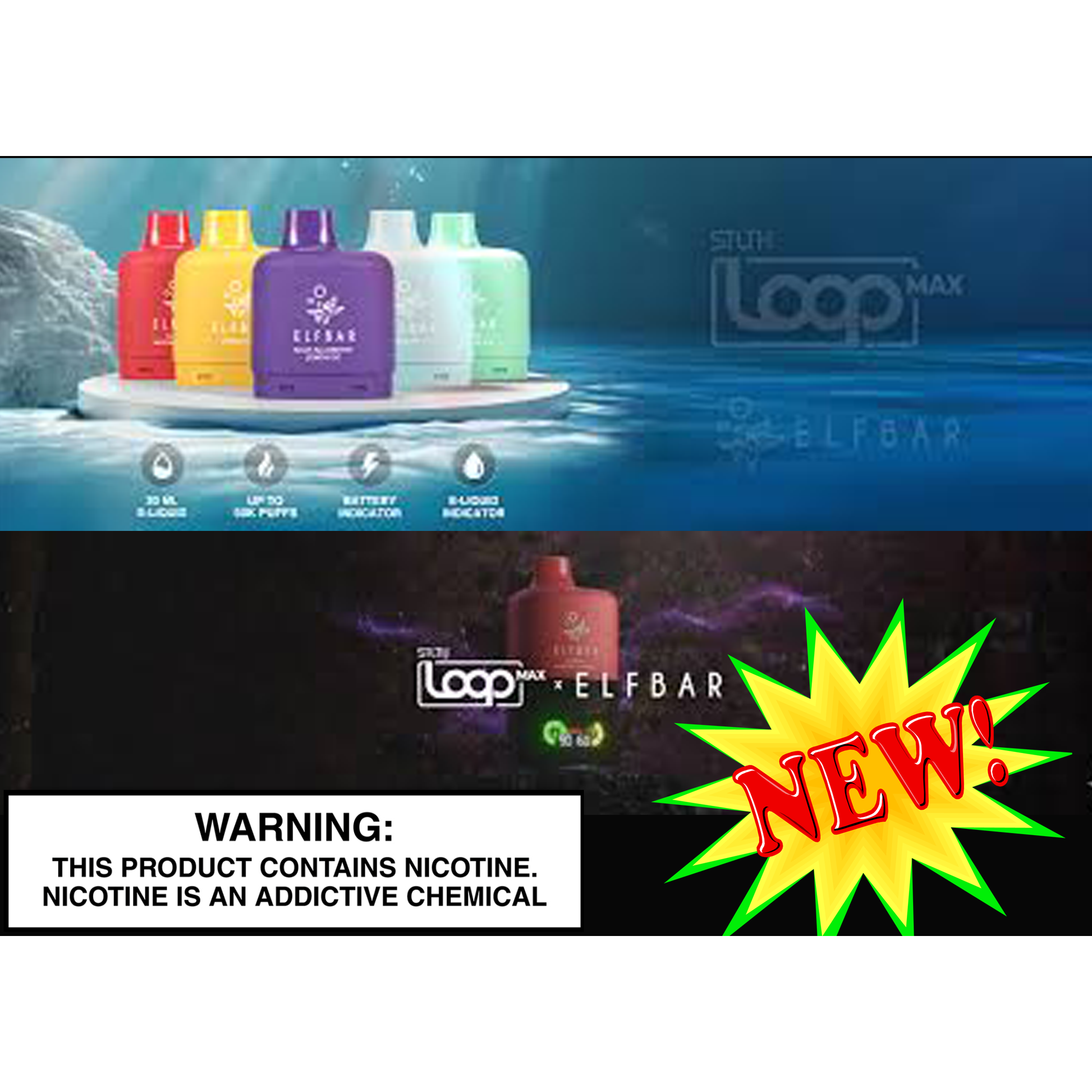 STLTH LOOP MAX X ELFBAR POD (REQUIRES STLTH MAX BATTERY SOLD SEPERATE) Underground Vapes Inc - Cambridge STLTH LOOP MAX X ELFBAR POD (REQUIRES STLTH MAX BATTERY SOLD SEPERATE) Underground Vapes Inc - Cambridge