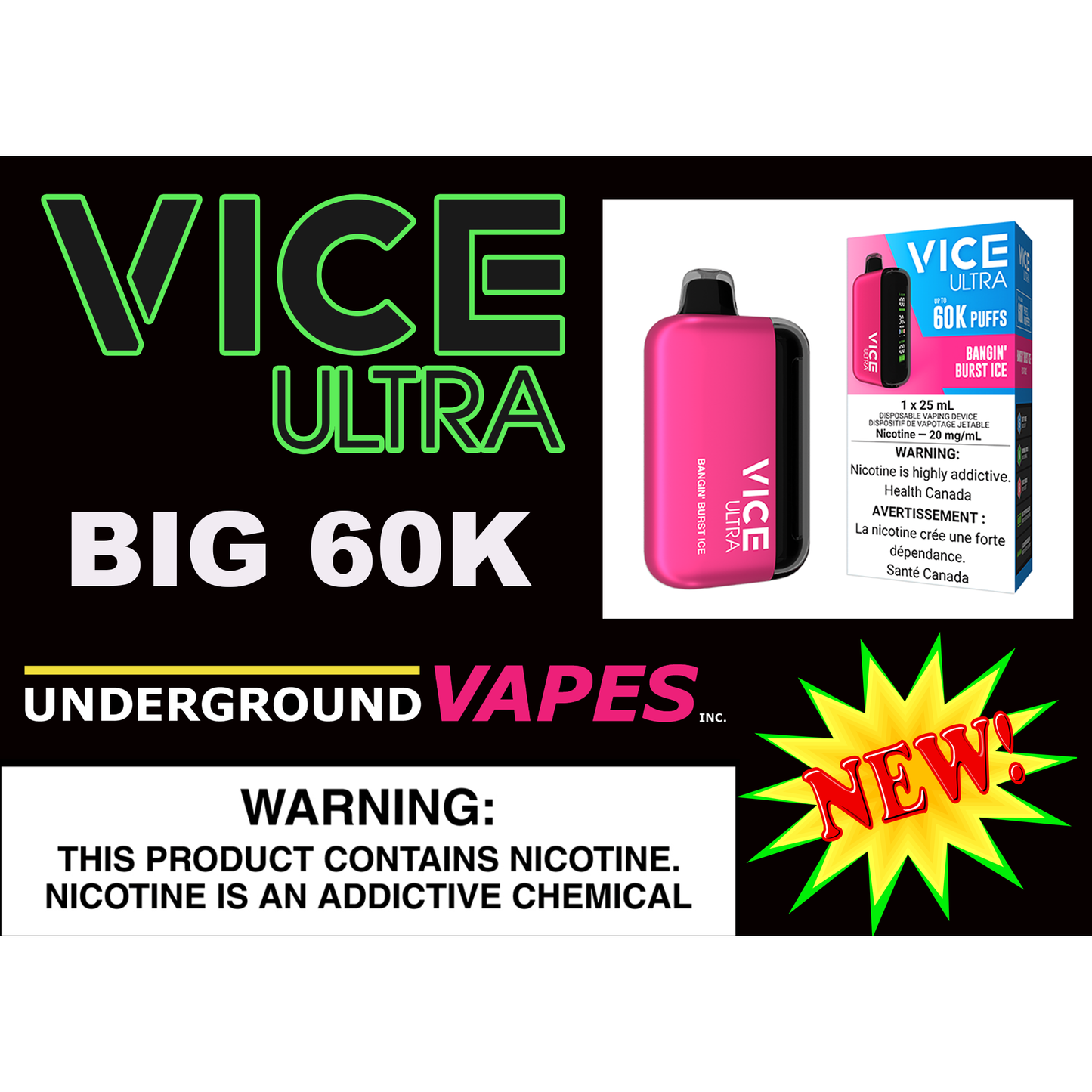 VICE ULTRA 60K DIPOSABLES