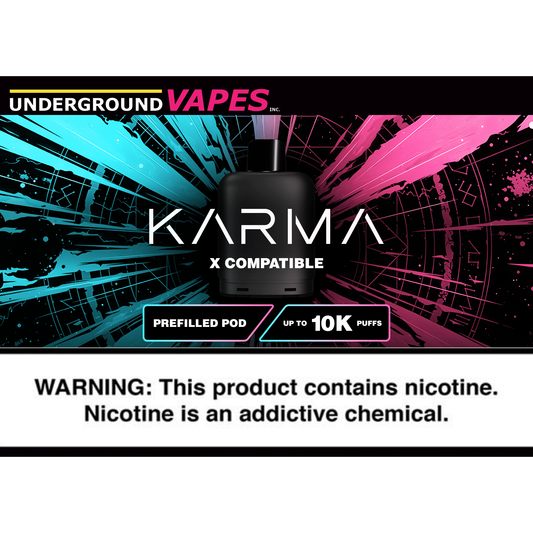 KARMA 10K LEVEL X PODS (REQUIRES LEVEL X BATTERY SOLD SEPERATE)