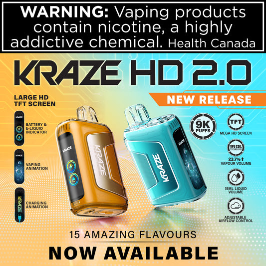 Kraze HD 2.0 Disposable Vapes