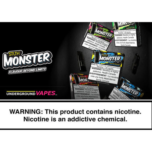 STLTH MONSTER PODS 2/PK - Underground Vapes Inc - Cambridge