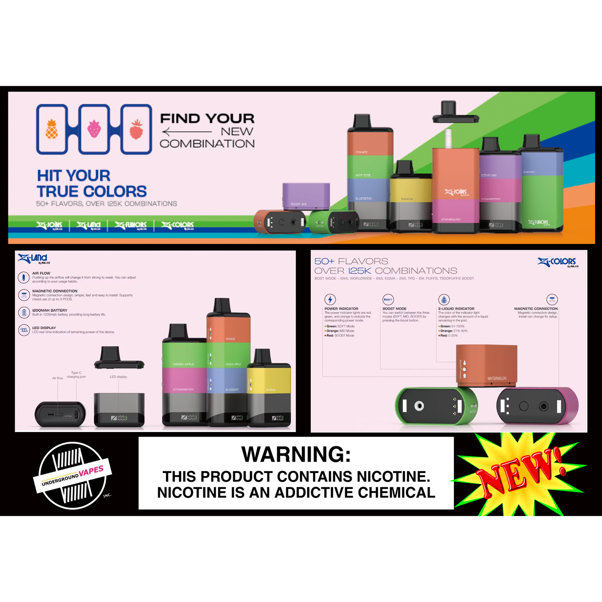 ZLAND CUSTOMIZABLE FLAVOR DISPOSABLES !!! Underground Vapes Inc - Cambridge ZLAND CUSTOMIZABLE FLAVOR DISPOSABLES !!! Underground Vapes Inc - Cambridge