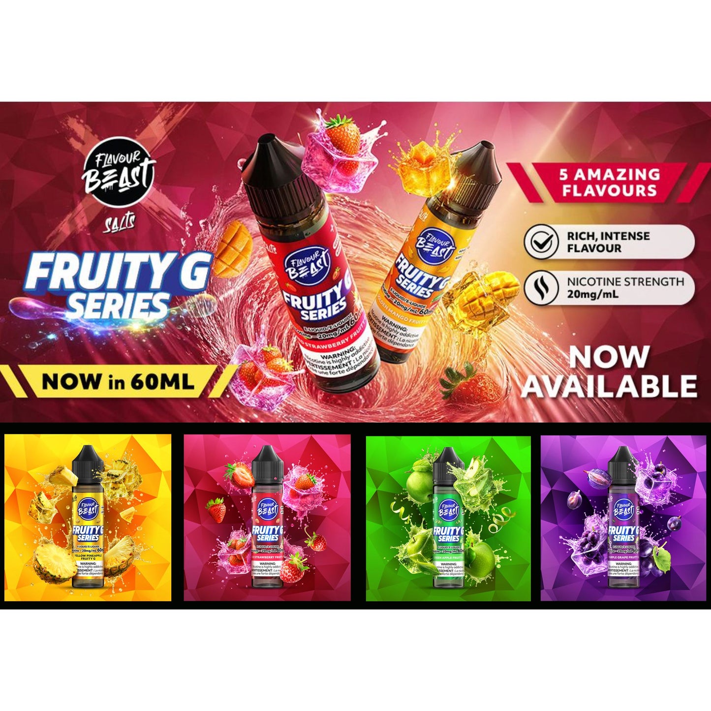 Flavour Beast Fruity G E-liquid (60ML)