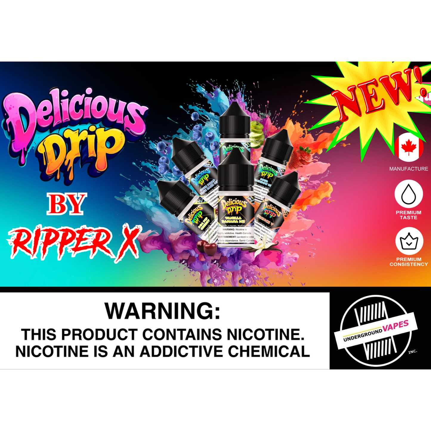 RIPPER X SALT E-LIQUIDS 30ML