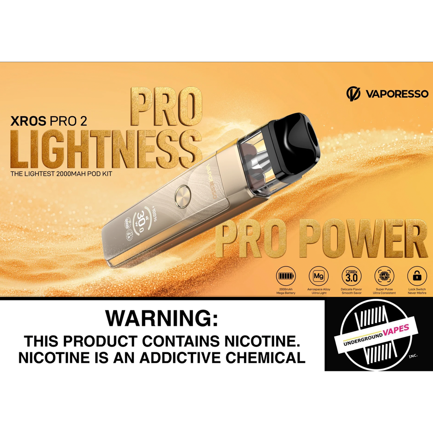 Vaporesso XROS PRO 2 Open Pod Kit 2mL [CRC Version]