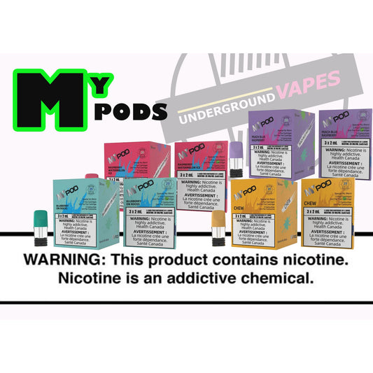 MY Pod - Stlth Compatible 3/PK PODS ( SEE FLAVOR MENU) - Underground Vapes Inc - Cambridge