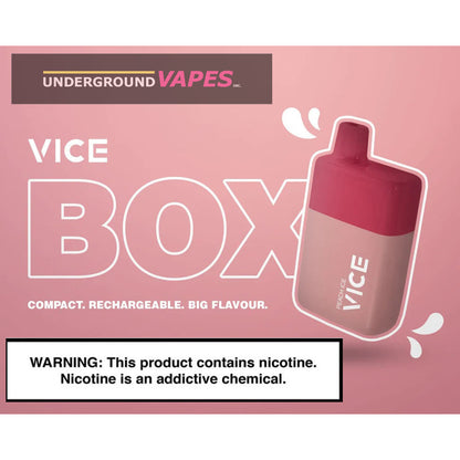 (TAX STAMPED) VICE BOX 6000 PUFF DISPOSABLE VAPES - Underground Vapes Inc - Cambridge