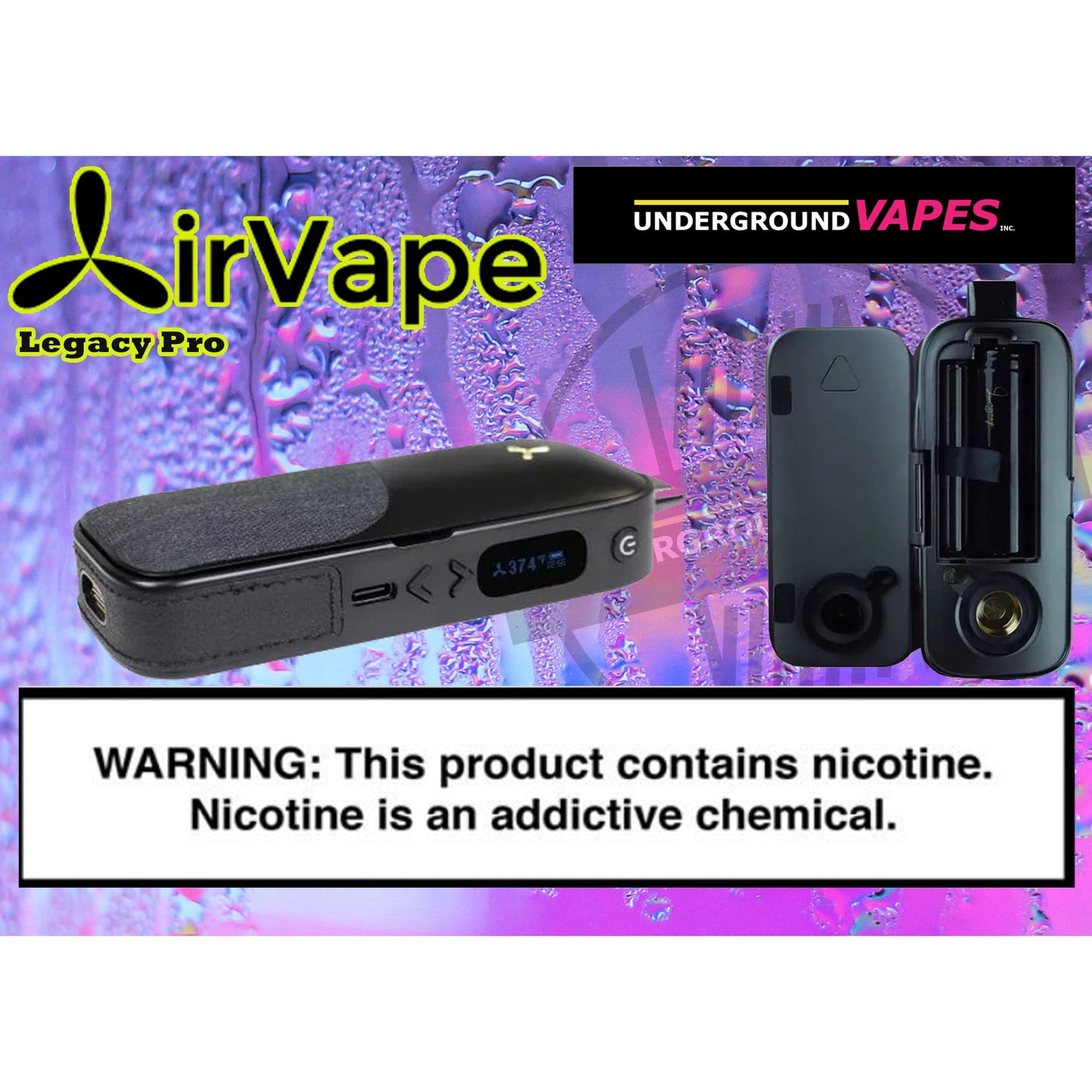 ( PROMO PRICE ONLY 4 LEFT ) AirVape Legacy Pro Cannabis Vape kit - Underground Vapes Inc - Cambridge