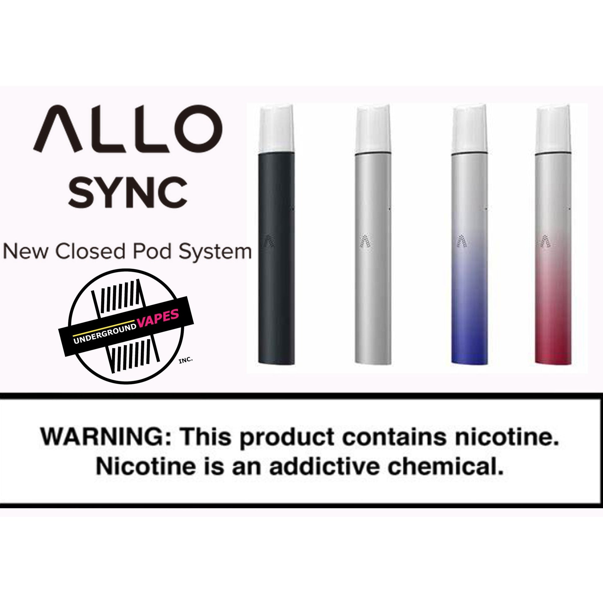 ALLO SYNC DEVICE (SEE MENU FOR COLORS) - Underground Vapes Inc - Cambridge