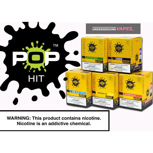 Pop Hit HYBRID GOAT STLTH Compatible PODS - Underground Vapes Inc - Cambridge