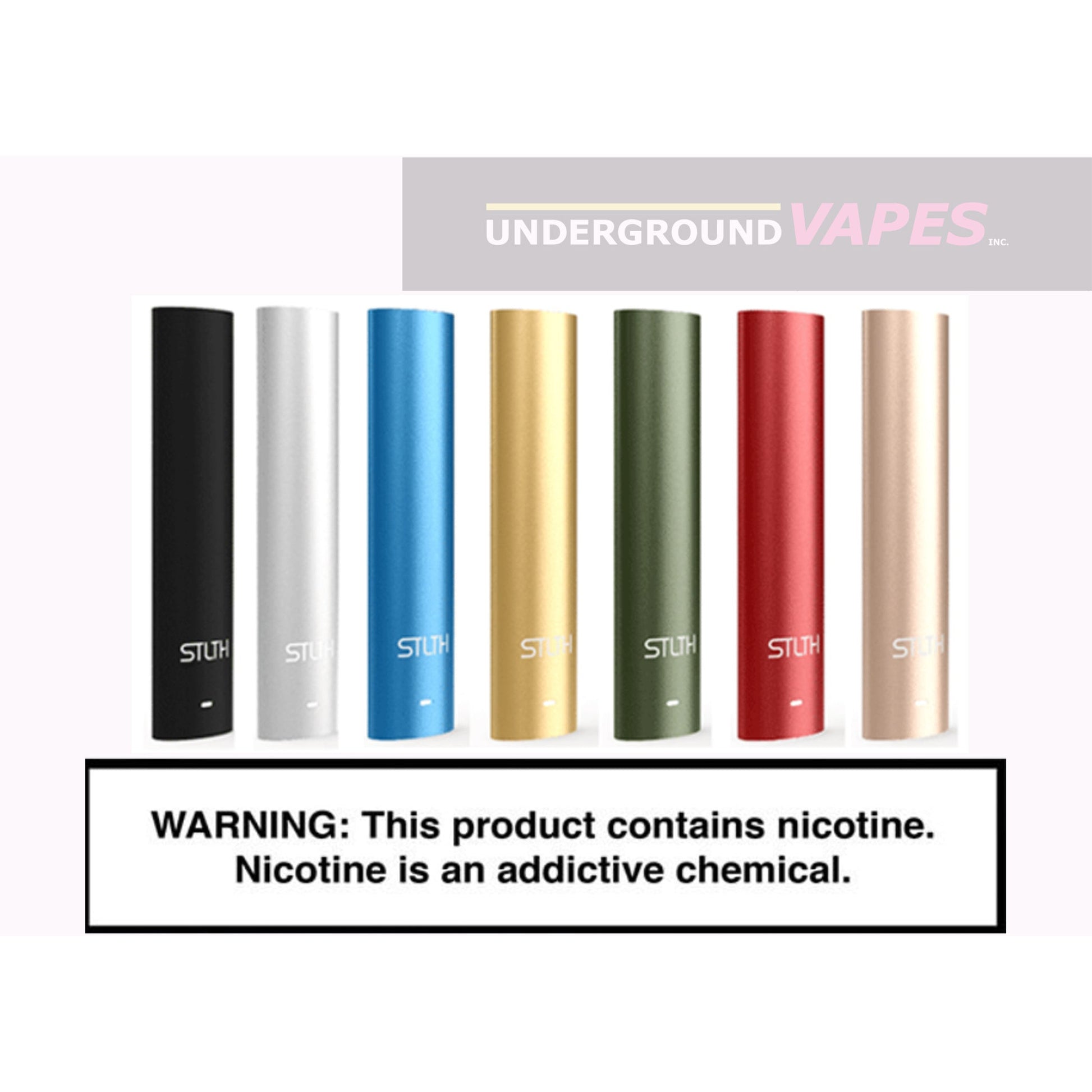 STLTH TYPE-C DEVICE (SEE MENU FOR COLORS) - Underground Vapes Inc - Cambridge