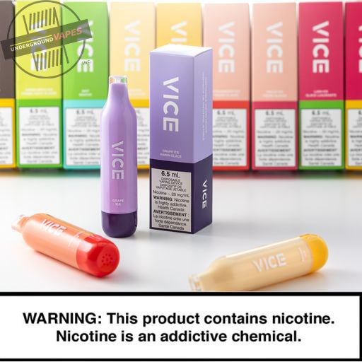 VICE 2500 DISPOSABLE KITS (EXCISE TAX STAMPED) - Underground Vapes Inc - Cambridge